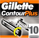 Bol.com Gillette Contour Plus - 10 stuks - Wegwerpscheermesjes aanbieding