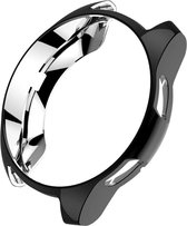 Shop4 - Samsung Galaxy Watch 42mm Case - Siliconen Zwart