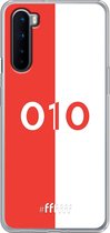 6F hoesje - geschikt voor OnePlus Nord -  Transparant TPU Case - Feyenoord - 010 #ffffff
