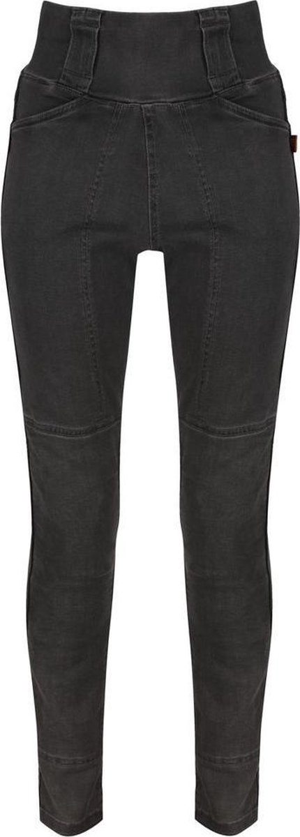 Motogirl Melissa Motorjegging Motorbroek Dames Zomer - Grijs - Maat 46