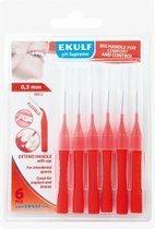 Ekulf Ragers pH Supreme 0,5 mm Rood 6 stuks