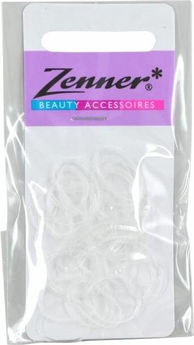 Zenner Rubberen Elastieken Transparant 20 mm 36 stuks