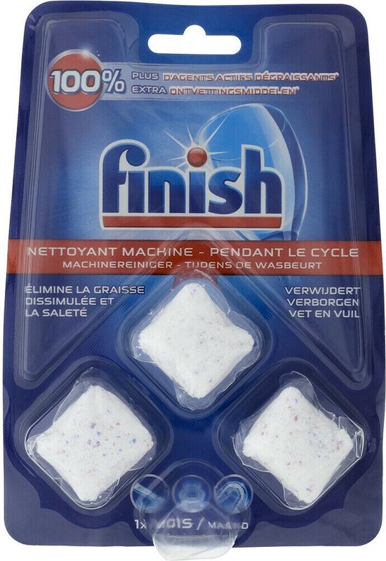 Finish Nettoyant Machine pendant le cycle 