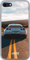 6F hoesje - geschikt voor iPhone SE (2020) - Transparant TPU Case - Silver Sports Car #ffffff