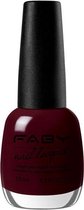 Faby Nagellak Rouge Foncé Dames 15 Ml Vegan Bordeaux