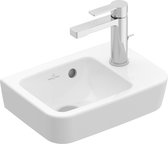 Villeroy & Boch O.novo lave-mains 1 trou robinetterie à droite avec trop-plein 36x25cm blanc