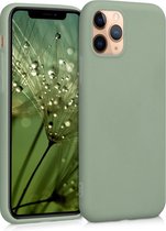 kwmobile telefoonhoesje voor Apple iPhone 11 Pro - Hoesje voor smartphone - Back cover in grijsgroen
