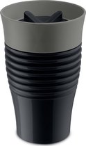 Koziol Thermosbeker Safe To Go 400 Ml Zwart/grijs