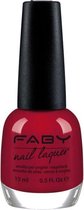 Faby Nagellak The Cherry Orchard Dames 15 Ml Vegan Donkerrood