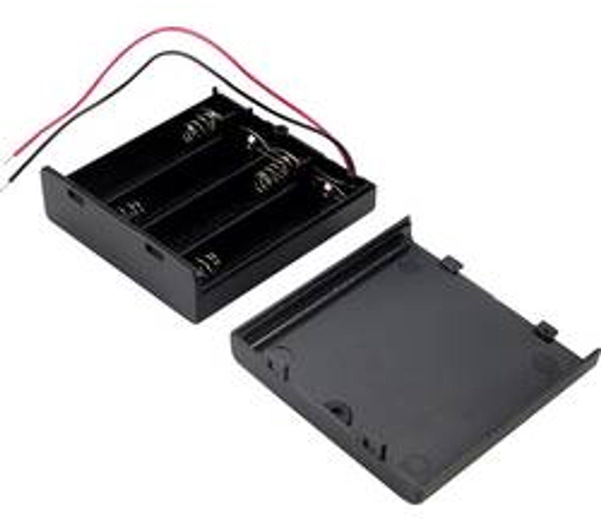 TRU COMPONENTS SBH341-1A Batterijhouder 4 AA (penlite) Kabel