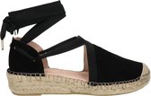 Fred de la Bretoniere 152010166 Espadrilles - Dames - Zwart - Maat 40