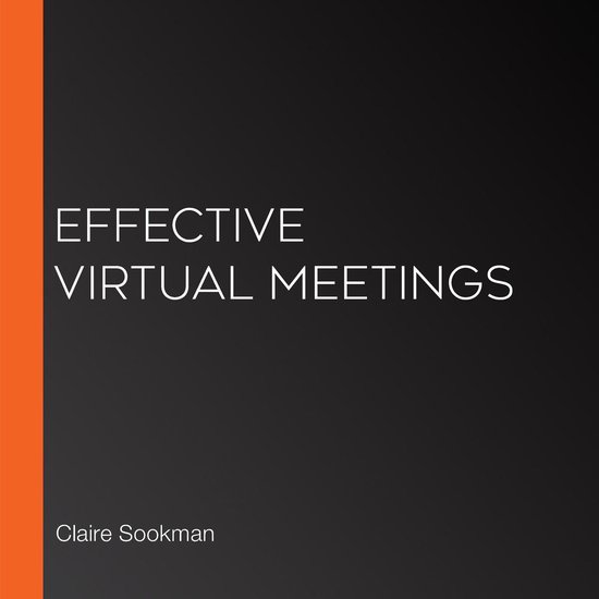 Effective Virtual Meetings - cover