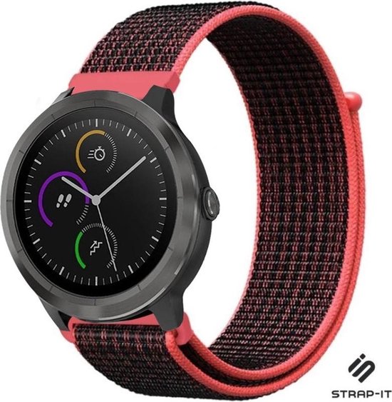 Nylon Smartwatch bandje Geschikt voor Garmin Vivoactive 4 nylon bandje 45mm . bol