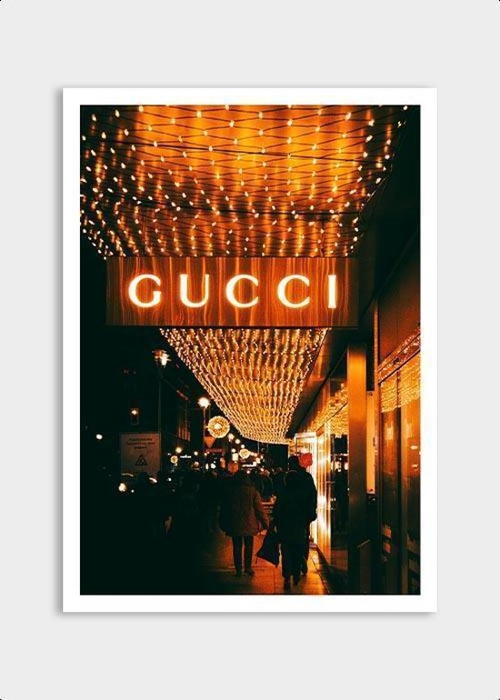 Affiche Gucci Lights - Dibond - Plusieurs tailles et prix | Décoration  murale -... | bol