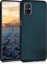 kwmobile telefoonhoesje voor Samsung Galaxy M51 - Hoesje voor smartphone - Back cover in metallic petrol