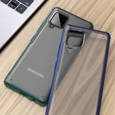 Samsung Galaxy A42 5G Hoesje - Mobigear - Shockproof Serie - Hard Kunststof Backcover - Blauw - Hoesje Geschikt Voor Samsung Galaxy A42 5G