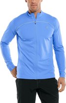 Coolibar - UV Zwemjack voor mannen - Menorca - Surf Blauw - maat XL