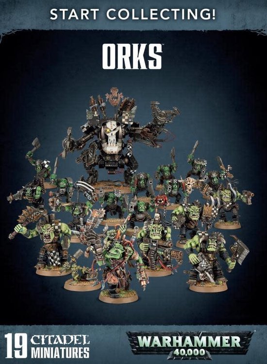 Set 11 figurines à peindre Warhammer 40000 - Ork Boys