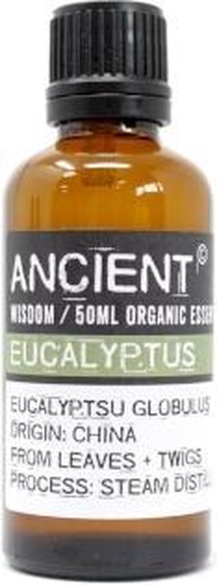 Goedkoopste Biologische Etherische Olie Eucalyptus - 50ml - Essentiële Oliën - Aromatherapie - Essentiële Eucalyptus Olie