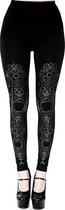 Restyle - Baroque crescent print Legging - XL - Zwart