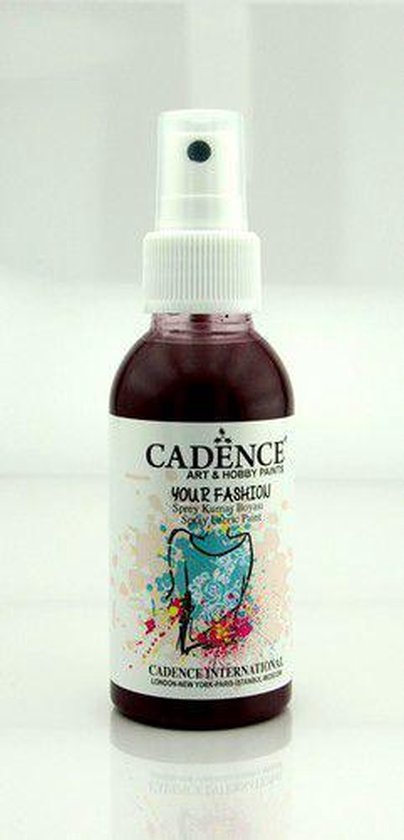 Cadence Your fashion spray textiel verf Bordeaux 01 022 1108 0100 100ml