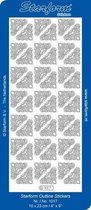 Starform Stickers Corners 5 (10 PC) - Silver - 1017.002 - 10X23CM