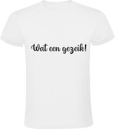 Wat een gezeik Heren t-shirt | Chanteau Meiland | Martin Meiland | gezeik | wijnen | grappig | cadeau | Wit