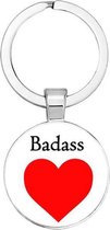 Akyol - Badass Sleutelhanger - Vriendin - vrienden - Leuk kado voor je vrienden om te geven - 2,5 x 2,5 CM