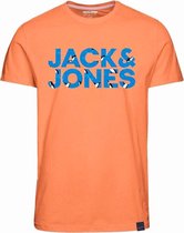 Jack & Jones T-shirt Jorswims Tee Ss Crew Neck Ka 12196478 Shell Coral Mannen Maat - L