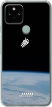 6F hoesje - geschikt voor Google Pixel 5 -  Transparant TPU Case - Spacewalk #ffffff