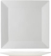 Panorama Dinerbord - Plat - 31x31cm - Wit - Vierkant