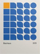 Bauhaus 1919 Fine Giclée Poster - 60x80cm Canvas - Multi-color