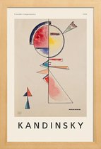 JUNIQE - Poster in houten lijst Kandinsky - Unstable Compensation