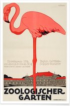 JUNIQE - Poster Zoo – Zoologischer Garten – Vintage -60x90 /Ivoor &