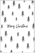 JUNIQE - Poster met kunststof lijst A Perfect Christmas -13x18 /Wit &