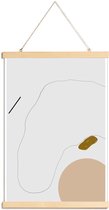 JUNIQE - Posterhanger Head Without Face -60x90 /Wit