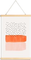 JUNIQE - Posterhanger Mist -30x45 /Oranje