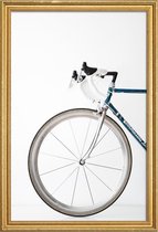 JUNIQE - Poster met houten lijst Ride my Bike -40x60 /Grijs & Wit