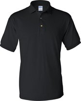 Gildan Volwassen DryBlend Jersey Short Sleeve Polo Shirt (Zwart)