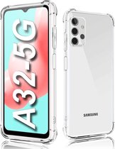 ShieldCase telefoonhoesje geschikt voor Samsung galaxy a32 5g shock case - transparant