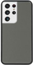- ADEL Siliconen Back Cover Softcase Hoesje Geschikt voor Samsung Galaxy S21 Ultra - Spiegel