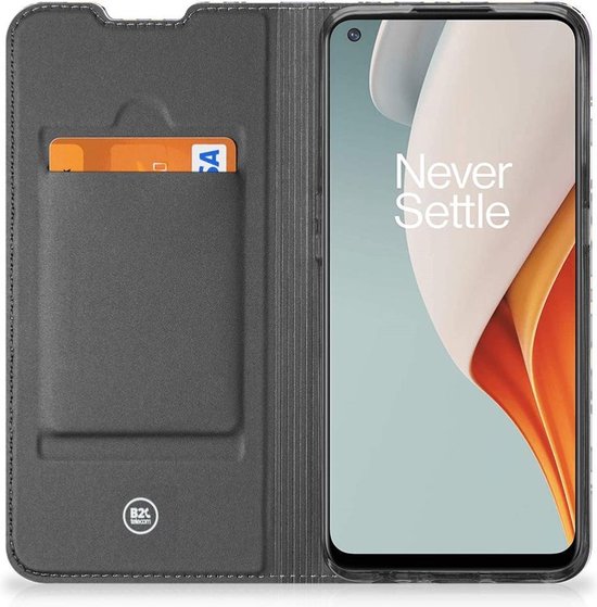 Etui Smartphone OnePlus Nord N100 Bookcase Mobile Bloem Violette