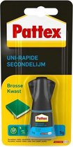 Pattex Kwast Secondelijm - 5 Gram  Transparant