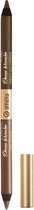 Amelia Cosmetics Oogpotlood Duo Pencil Matte/metallic Bruin