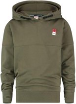 Vingino Hoodie B-basic Jongens Katoen Lichtgroen Maat 110