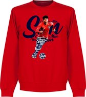 Son Zuid Korea Script Sweater - Rood - L