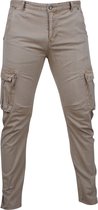 New Republic - Heren Chino - Cargo Model - Lengte 34 - Stretch - Beige