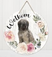 Bienvenue - Bobtail | Décoration murale - Plate Dog