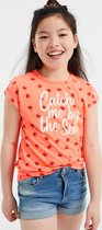 WE Fashion Meisjes T-shirt met krabdessin