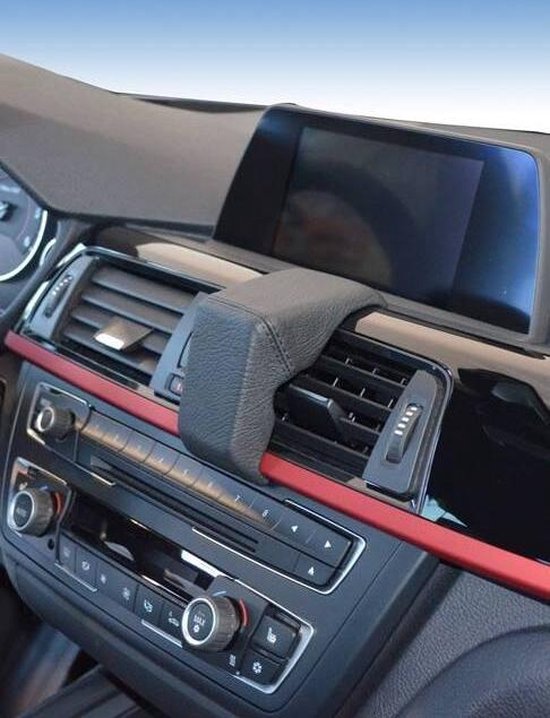 KUDA Console Porta Navigatore Per Audi A6 (da 05/04) - Pelle Sintetica Nera, Montaggio Senza Fori, Testata TÜV - 3